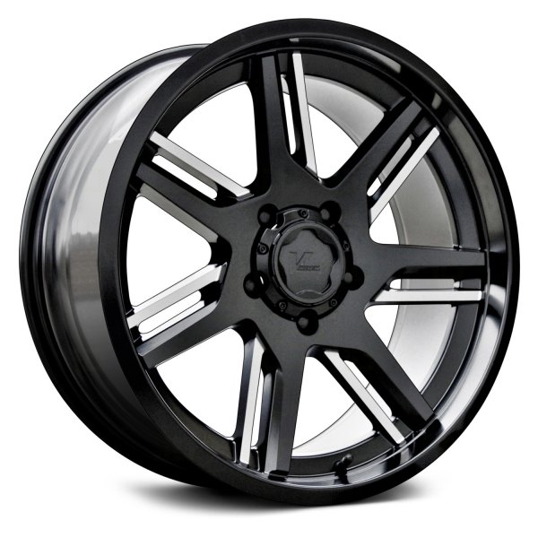 V-ROCK® - VR12 THRONE Satin Black with Milled Acents