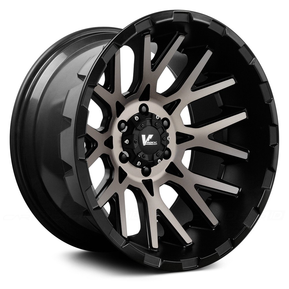 V-ROCK® VR10X RECOIL Wheels - Satin Black with Dark Machined
