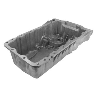 Vaico® - Lower Engine Oil Pan with Bore for Oil-Level Sensor