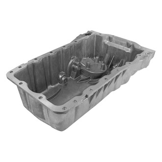 Vaico® - Lower Engine Oil Pan with Backflow