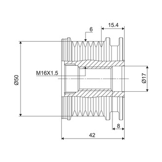 Valeo® - Alternator Decoupler Pulley