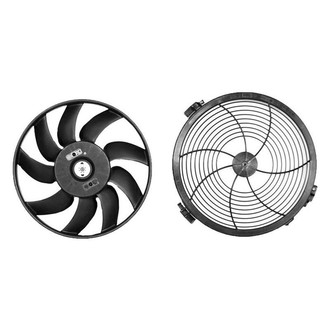 Valeo® - Left A/C Condenser Fan Assembly