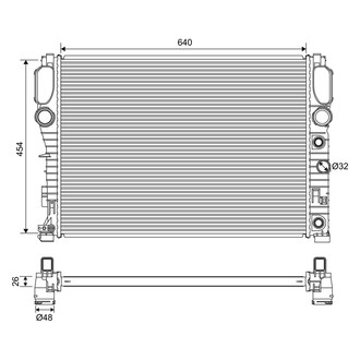 Valeo® - Engine Coolant Radiator