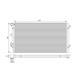 Valeo® - Engine Coolant Radiator