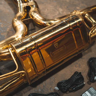 Valvetronic Designs® - 304 SS Valved Cat-Back Exhaust System with Split Rear Exit