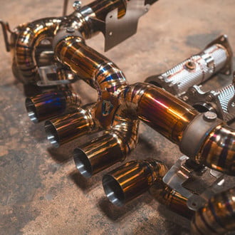 Valvetronic Designs® - Grade 5 Titanium Valved Cat-Back Exhaust System with Quad Rear Exit
