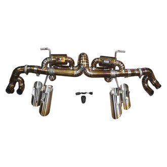 Valvetronic Designs® - Grade 5 Titanium Valved Cat-Back Exhaust System with Quad Rear Exit