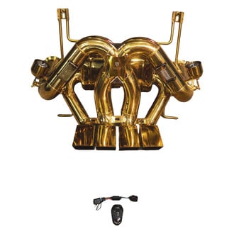 Valvetronic Designs® - 304 SS Valved Cat-Back Exhaust System with Quad Rear Exit