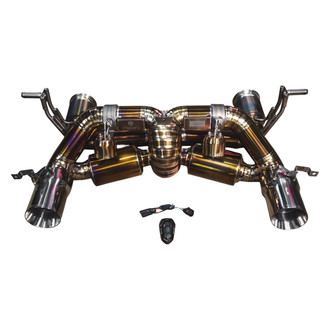 Valvetronic Designs® - Grade 5 Titanium Valved Cat-Back Exhaust System with Split Rear Exit