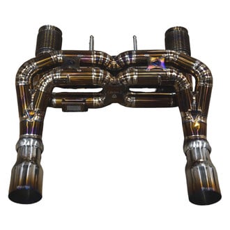 Valvetronic Designs® - Grade 5 Titanium Non-Valved Cat-Back Exhaust System with Split Rear Exit