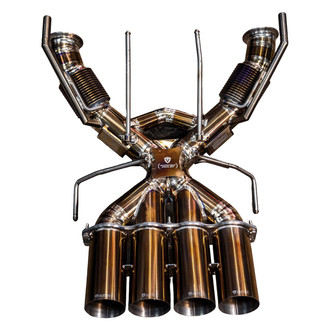 Valvetronic Designs® - Grade 5 Titanium Valved Cat-Back Exhaust System with Quad Rear Exit