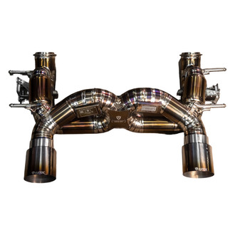 Valvetronic Designs® - Grade 5 Titanium Valved Cat-Back Exhaust System with Split Rear Exit