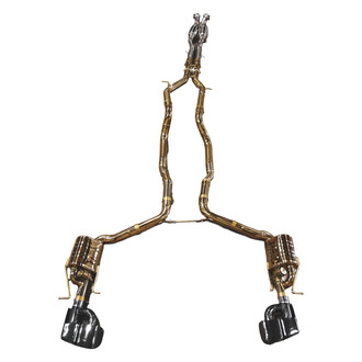Valvetronic Designs® - Grade 5 Titanium Valved Cat-Back Exhaust System with Quad Rear Exit