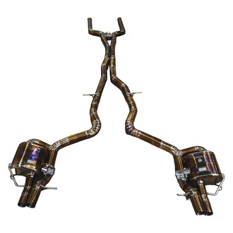Valvetronic Designs® - Grade 5 Titanium Valved Cat-Back Exhaust System with Quad Rear Exit