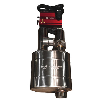 Valvetronic Designs® - Stainless Steel Oval Exhaust Muffler (3" ID, 3" OD)