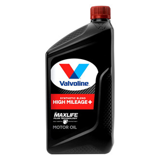 Valvoline® - High Mileage™ MaxLife™ Technology SAE 10W-30 Synthetic Blend Motor Oil, 1 Quart 0