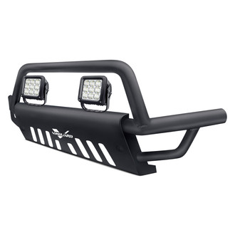 Vanguard Off-Road® - 2.5" Endurance Black Front Low Bumper Guard with 4.5" Cube LED Lights