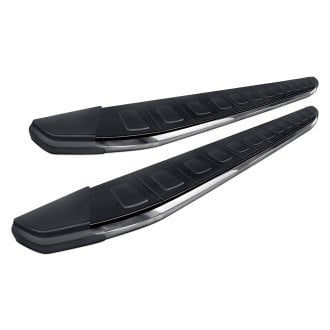 Vanguard Off-Road® - 5" F3 Style Black with Brushed Trim Running Boards