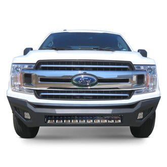 Vanguard Off-Road® - Full Width Black Powder Coated Front HD Bumper