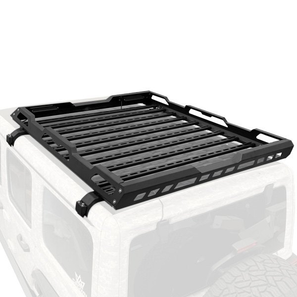 Vanguard Off-Road® - Black Powder Coated Roof Cargo Basket