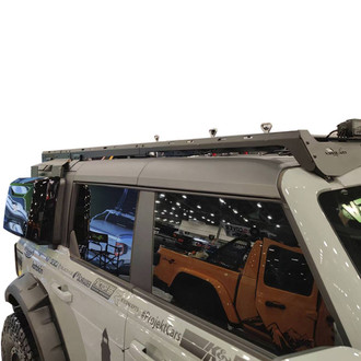 Vanguard Off-Road® - Craftsmen Roof Cargo Basket with Side-Mounted Gear Carrier