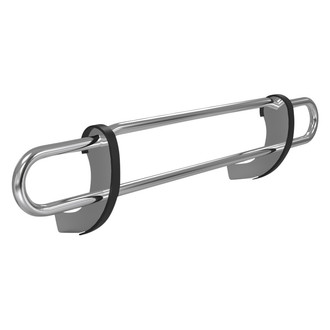 Vanguard Off-Road® - Top Rise Style Double Tube Polished Rear Bumper Guard