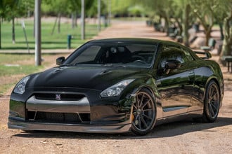 ARGON Titanium with Brushed Face on Nissan GTR