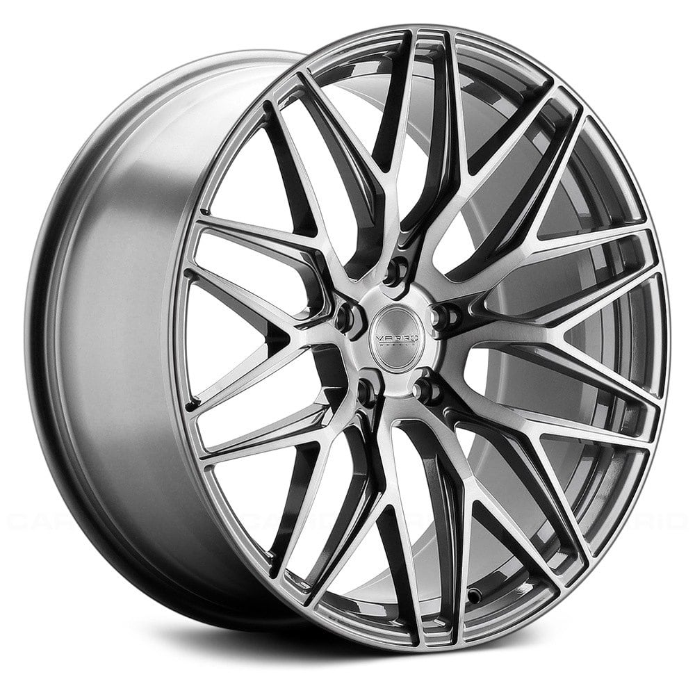 VARRO® VD06X Wheels - Gloss Titanium With Brushed Face Rims