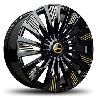 VCT® - ALPHA Black with Machined Gold Face