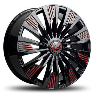 VCT® - ALPHA Black with Machined Red Face