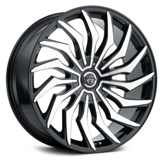 VCT® CHOPPER Wheels - Black with Machined Face Rims - V85