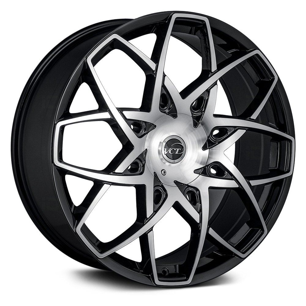 VCT® MERLIN Wheels - Black with Machined Face Rims