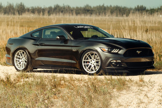 VMB6 Matte Silver on Ford Mustang GT