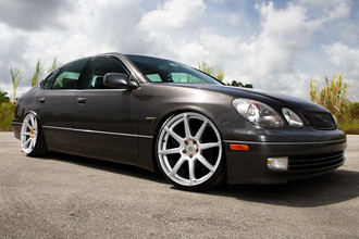 VMB8 Matte Silver on Lexus Gs