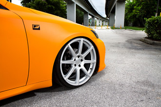 VMB8 Matte Silver on Lexus Is
