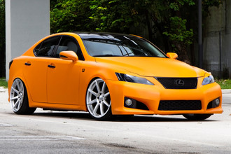 VMB8 Matte Silver on Lexus Is