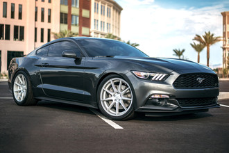 VMB9 Matte Silver on Ford Mustang