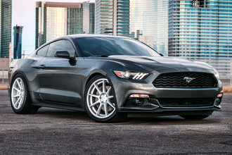 VMB9 Matte Silver on Ford Mustang