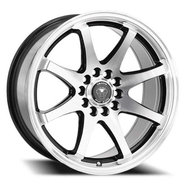 VENOM WHEELS® 35 Wheels - Gloss Black with Machined Face Rims