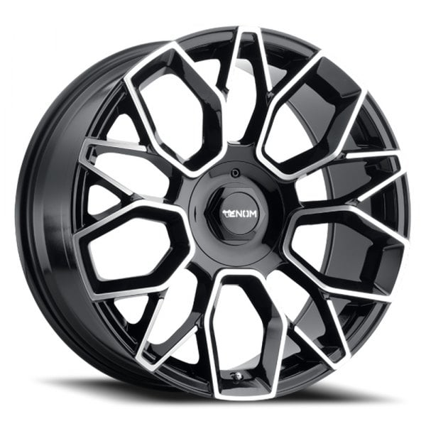 VENOM WHEELS® 36 Wheels - Gloss Black with Machined Face Rims