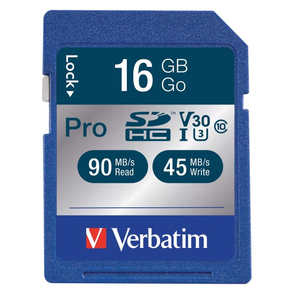 Verbatim® - Pro 600x 16 GB Memory Card
