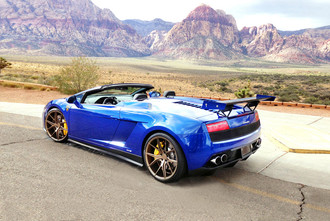 V99 AXIS Gloss Bronze on Lamborghini Gallardo