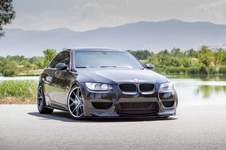 V99 AXIS Matte Graphite on BMW 3 Series