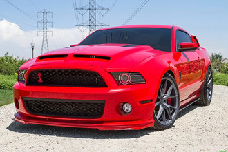V99 AXIS Matte Graphite on Ford Mustang