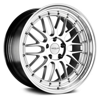 VERSUS® - VS243 Silver with Machined Lip and Silver Rivets
