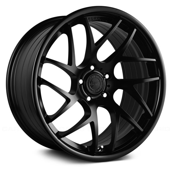 VERTINI® RFS1.4 Wheels - Matte Black Face with Gloss Black Lip Rims