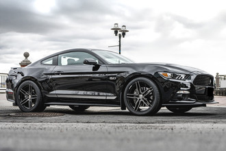 RF 1.6 Gloss Black with Tinted Face on Ford Mustang