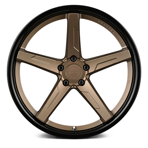 VERTINI® RFS1.7 Wheels - Satin Bronze with Black Lip Rims