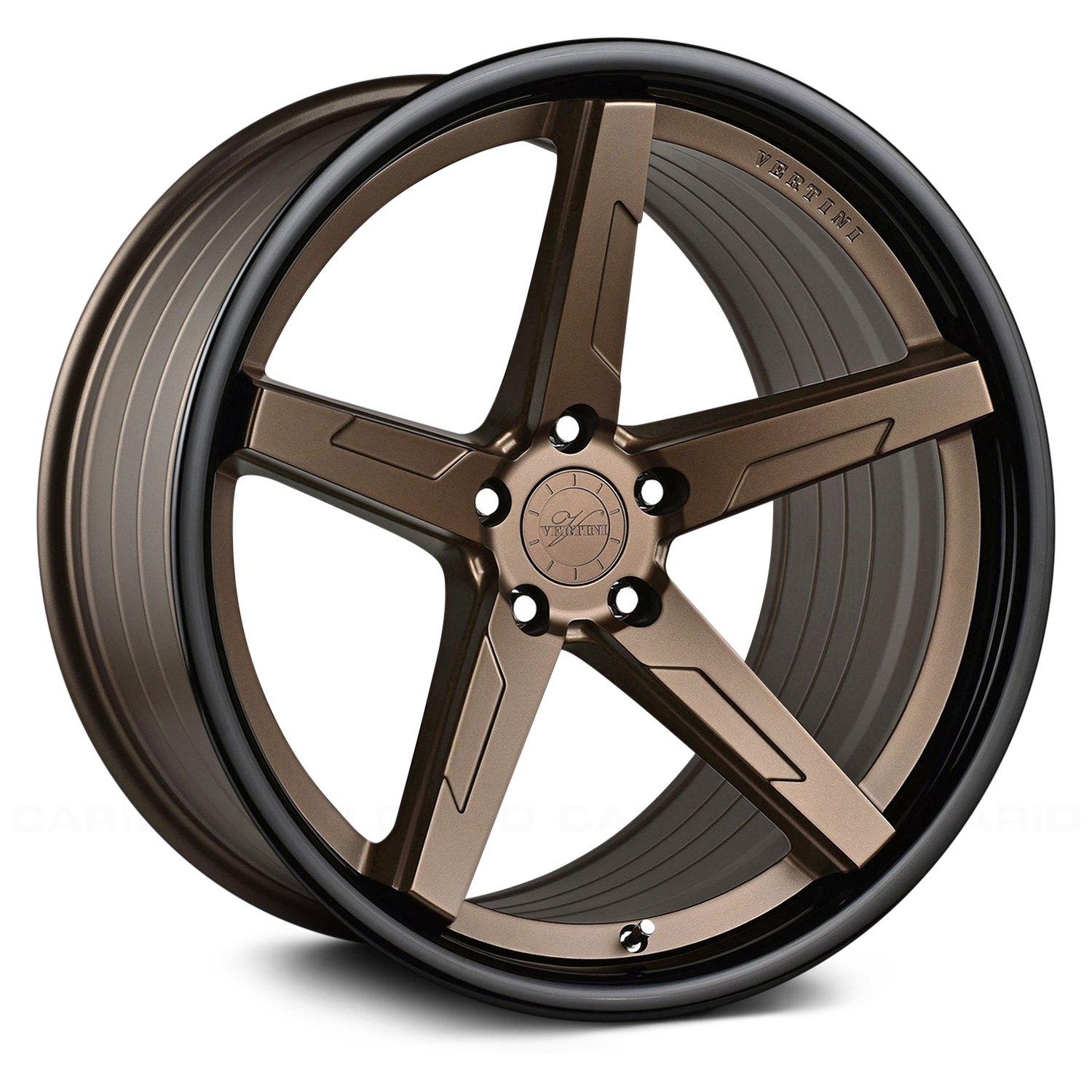 VERTINI® RFS1.7 Wheels - Satin Bronze with Black Lip Rims