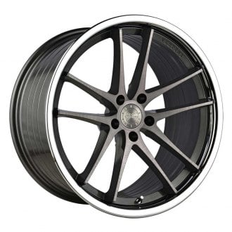 VERTINI® - RFS1.5 Brushed Dual Gunmetal with Chrome Lip